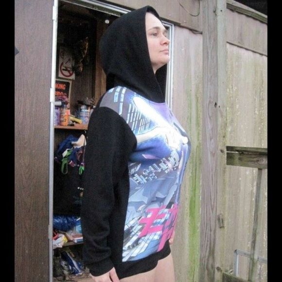 Medium Mob Psycho 100 Anime Hooded Sweater Supernatural Onepunchman Psychic ONE - Picture 3 of 8